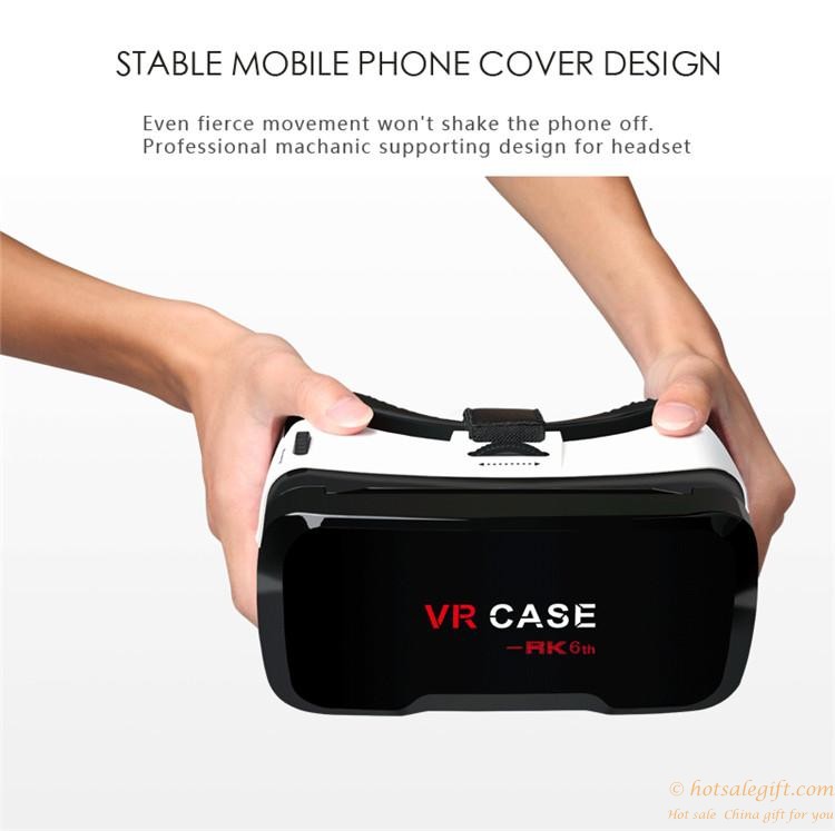 hotsalegift vr case rk6th virtual reality 3d glasses vr box helmet smartphones 476 inch 33