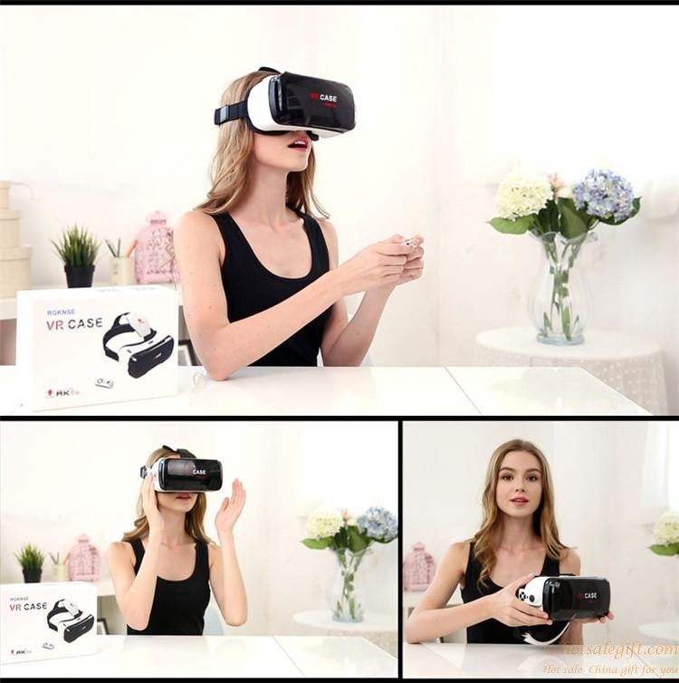 hotsalegift vr case rk6th virtual reality 3d glasses vr box helmet smartphones 476 inch 35