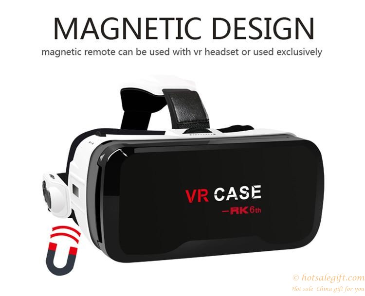 hotsalegift vr case rk6th virtual reality 3d glasses vr box helmet smartphones 476 inch