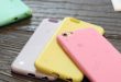 Colores del caramelo suave del silicio de TPU casos de teléfono para iPhone 6 / 6s / 7 / 7plus
