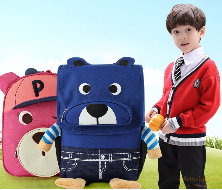 hotsalegift cute bear design cartoon children schoolbag 1