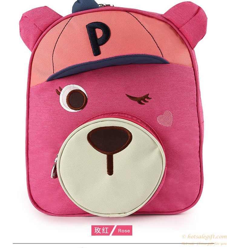 hotsalegift cute bear design cartoon children schoolbag 3