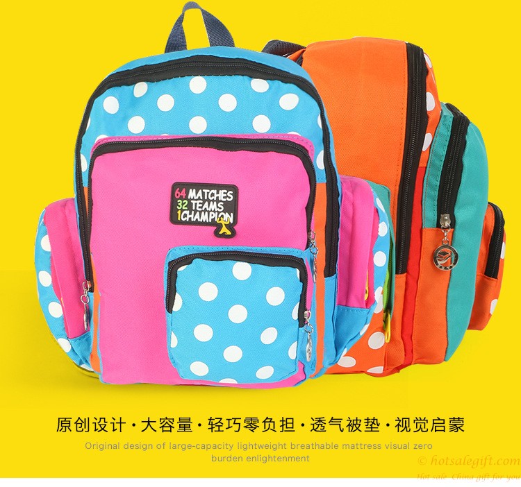hotsalegift cute cartoon bear school backpack child school bag
