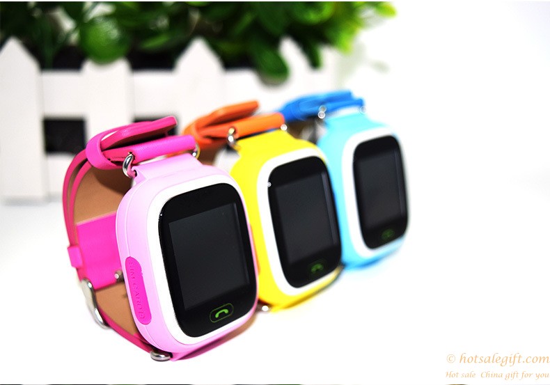 hotsalegift touch screen gps tracker wifi positioning smart watch kids anti lost sos call 3