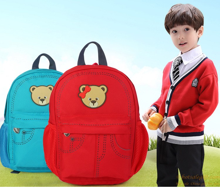hotsalegift wholesale lovely bear children school bags backpack 1