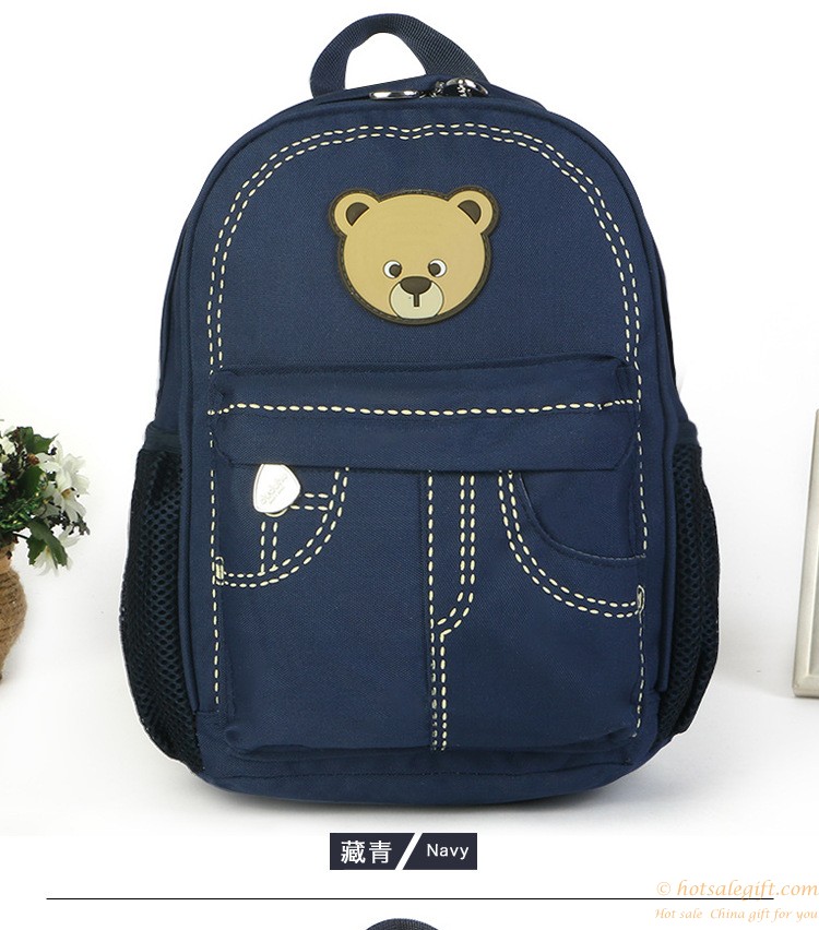 hotsalegift wholesale lovely bear children school bags backpack 4