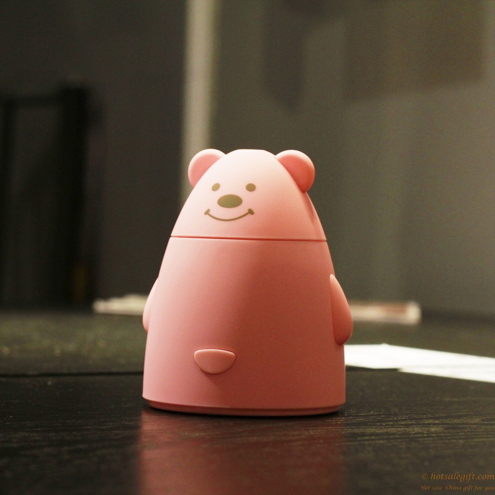 hotsalegift cute mini usb magic bear car humidifier air purifier 5