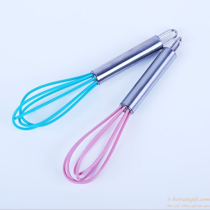 hotsalegift stainless steel whisk wedding favors blue pink whisk 2