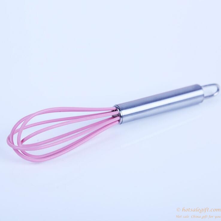 hotsalegift stainless steel whisk wedding favors blue pink whisk 4