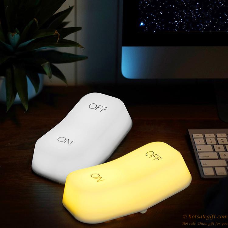hotsalegift interruttore di gravità onoff lampada a led ricaricabile con sensore di gravità luce notturna 1