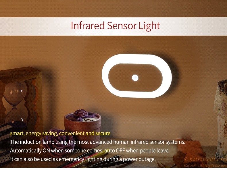 hotsalegift human sensor led night lights wireless motion light sensor induction lamp 11