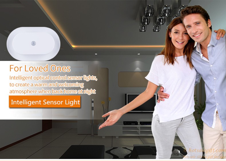 hotsalegift human sensor led night lights wireless motion light sensor induction lamp 12