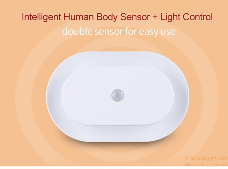 hotsalegift human sensor led night lights wireless motion light sensor induction lamp 8