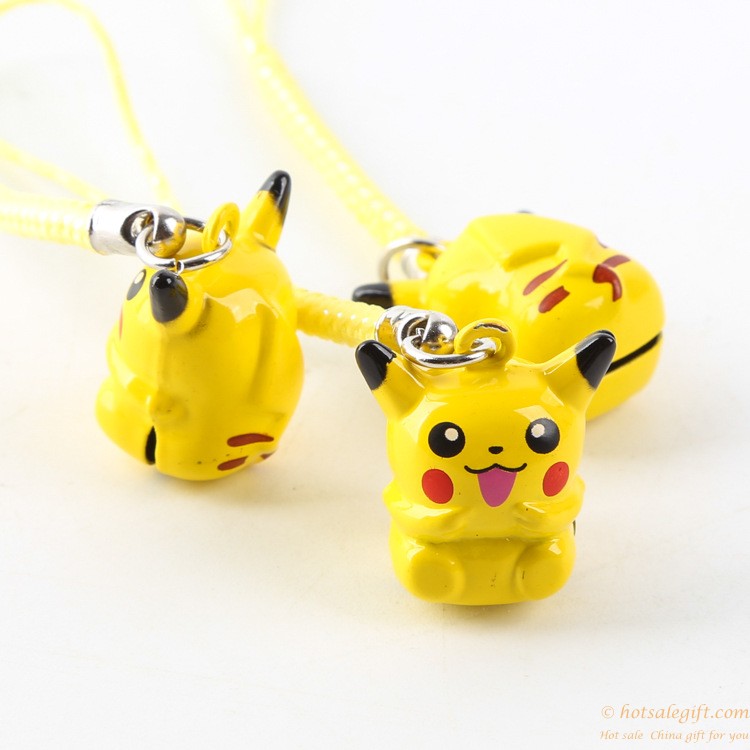 hotsalegift pikachu pokeball jingle bells pendant pokemon toy 3