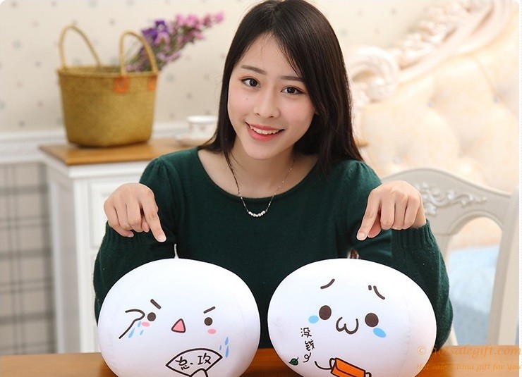 hotsalegift super kawaii emoji lovely soft plush ball pillow kids 2