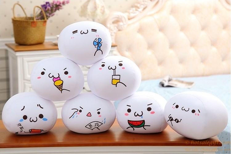 hotsalegift super kawaii emoji lovely soft plush ball pillow kids 4