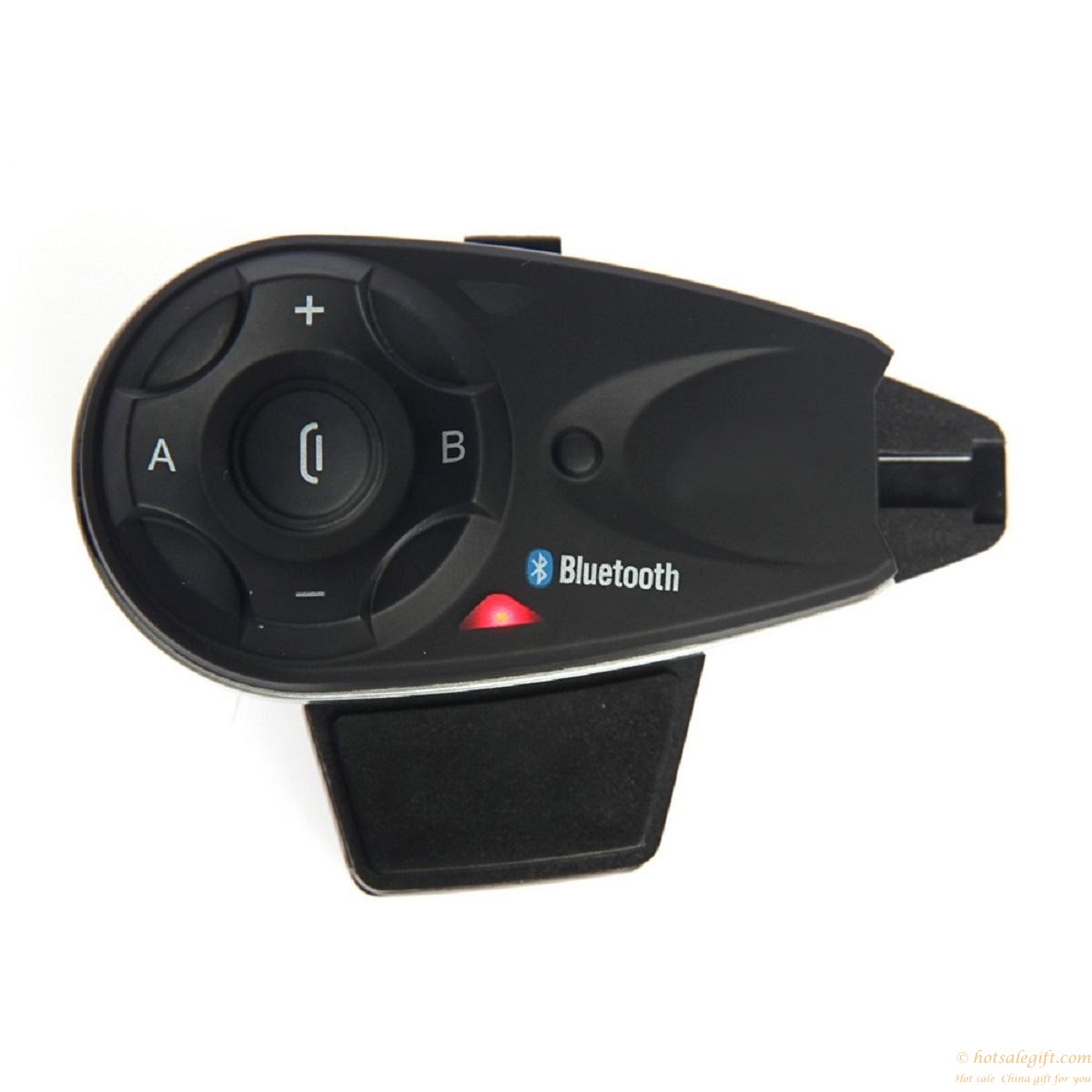 hotsalegift bluetooth intercom interphone motorcycle helmet stereo fm radio headset 5 riders 1200m 3