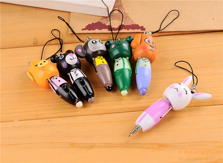 hotsalegift cute cartoon magic wooden ballpoint pens 2