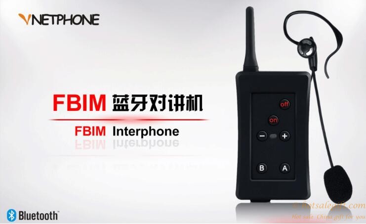 hotsalegift full duplex synchronous intercom fm headset bluetooth interphone earphone