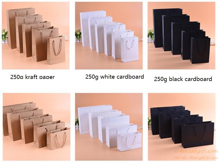 hotsalegift high quality custom paper bags printing logo shopping pack paper bag 4