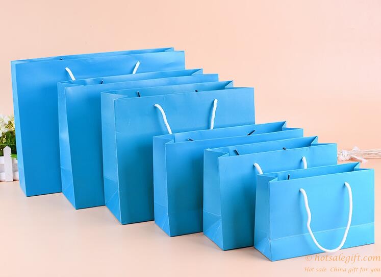hotsalegift high quality custom paper bags printing logo shopping pack paper bag