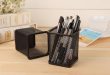 Logam Wire Mesh Pen Holder Alat Tulis Kantor Klasik