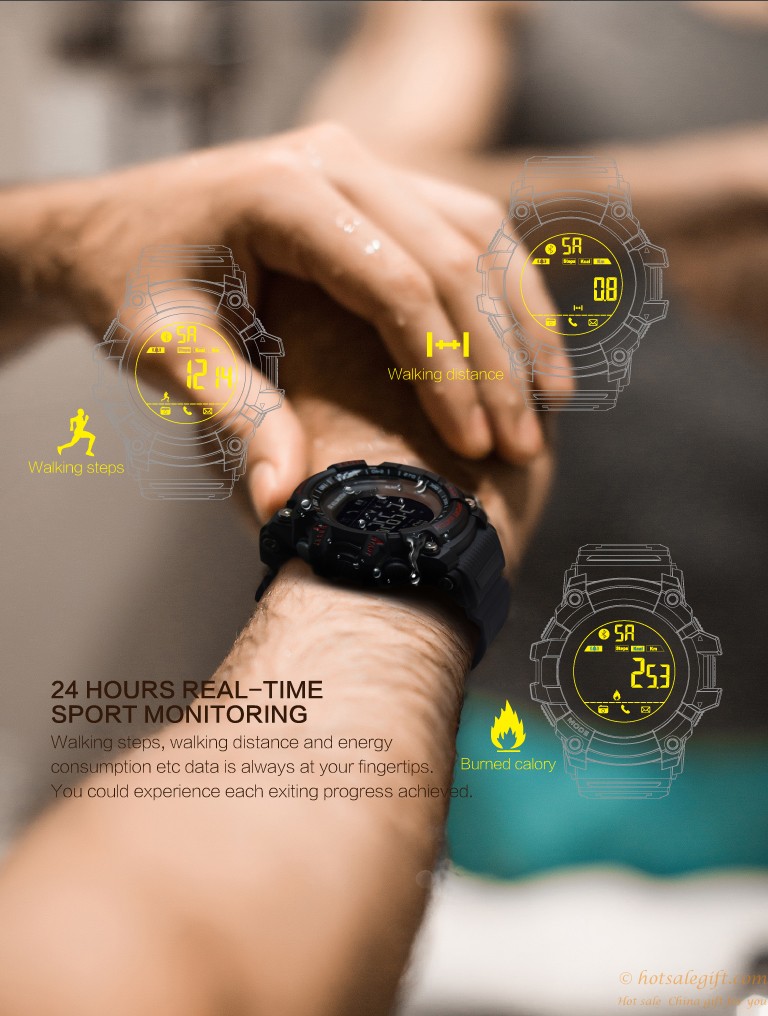 hotsalegift bluetooth smart watch waterproof wristwatch support phone call sms 5