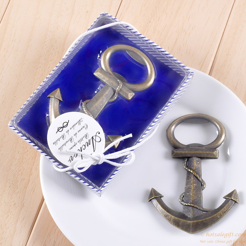 hotsalegift nautical theme anchor metal bottle opener 3