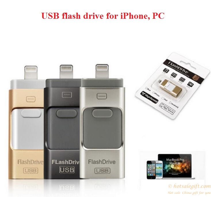 hotsalegift otg usb flash drive mobile phone usb flash drive iphone 2