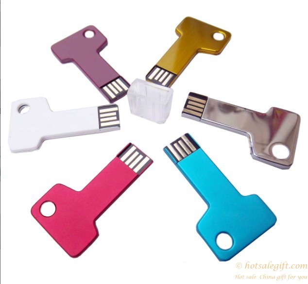 hotsalegift wholesale custom logo high quality metal key usb flash drive 3