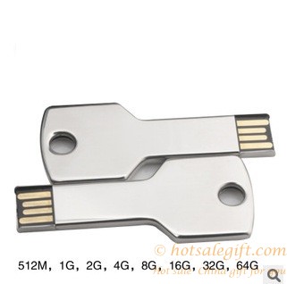 hotsalegift wholesale custom logo high quality metal key usb flash drive 8