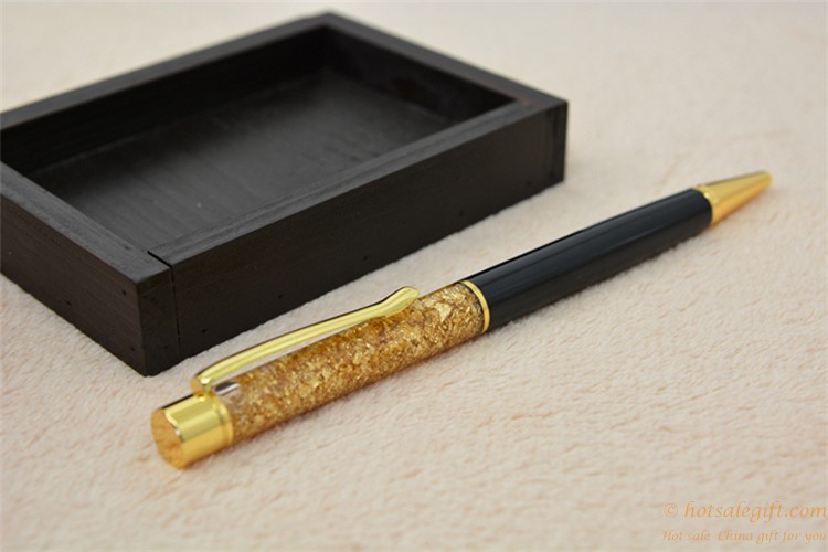 hotsalegift 24k gold foil metal ballpoint pen 6