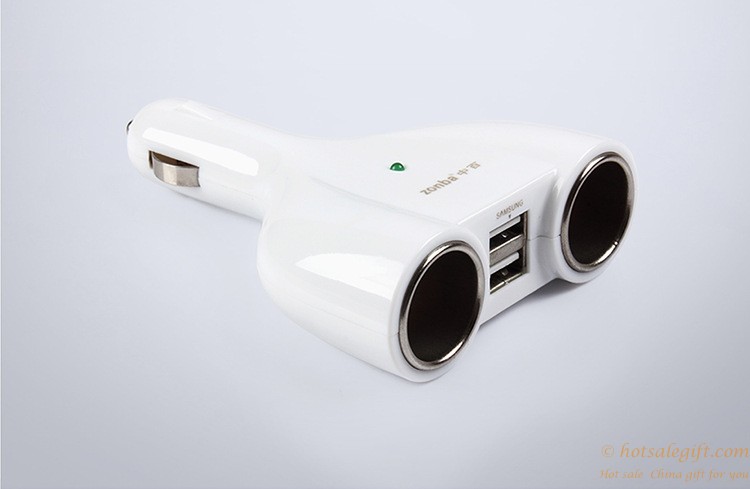 hotsalegift dual usb charger car cigarette lighter power adapter