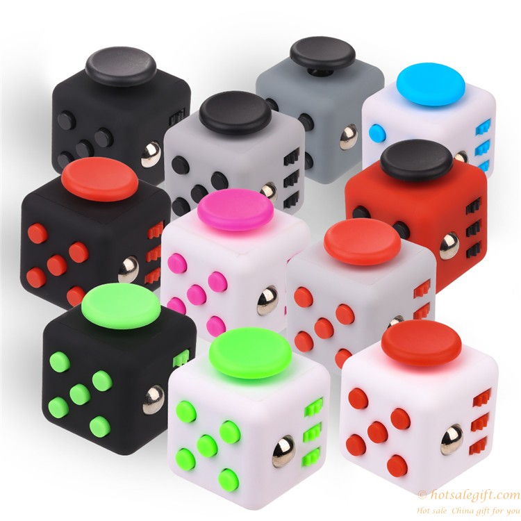 hotsalegift mini magic anti stress toy fidget cube adults kids 6
