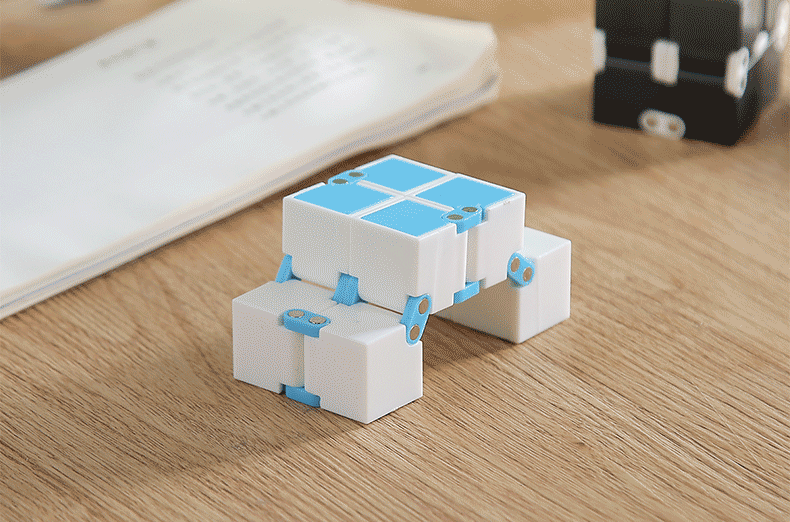 hotsalegift brand abs plastic infinity cube stress relief fidget cube