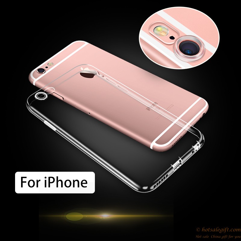 hotsalegift crystal clear tpu waterproof phone case iphone