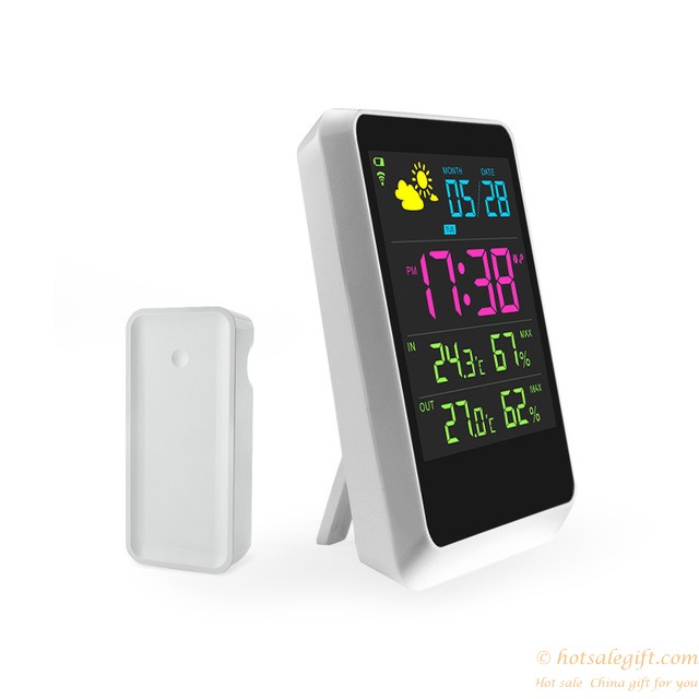 hotsalegift lcd display digital alarm low light sensor night light digital alarm clock 2