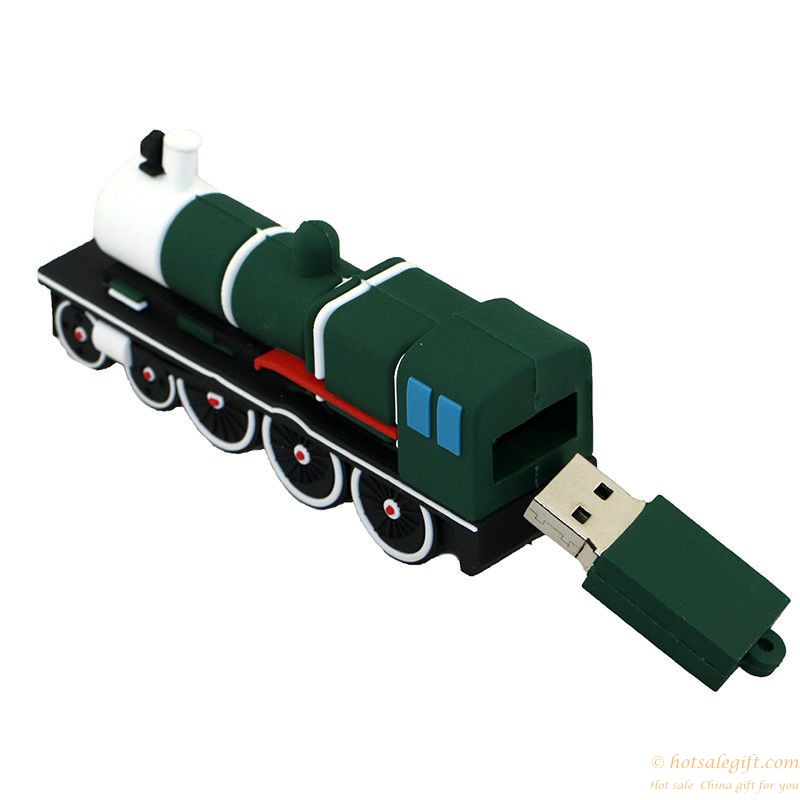 hotsalegift cartoon green train usb flash drive46