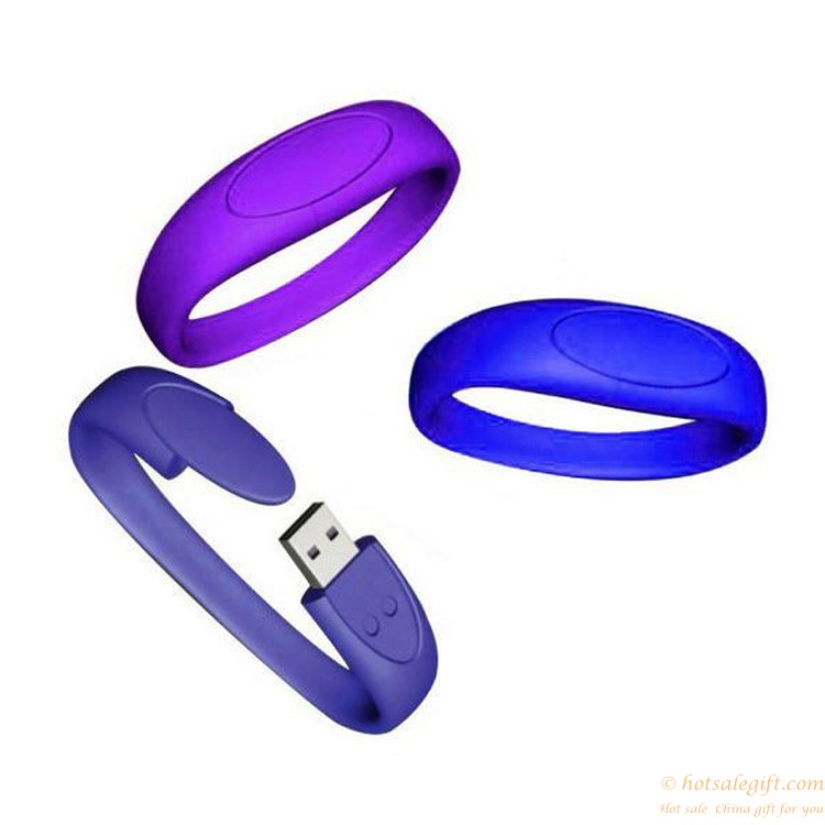 hotsalegift custom pvc bracelet wristband usb flash drive86