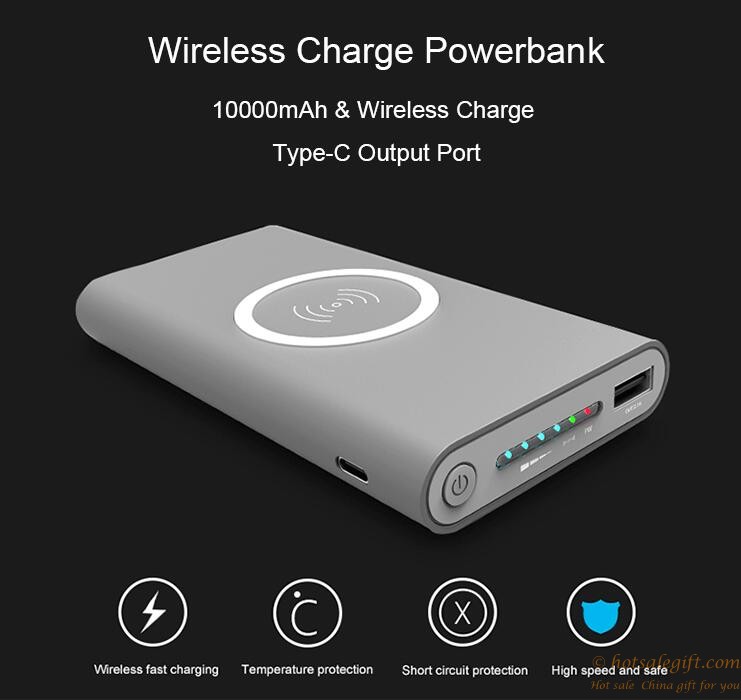 hotsalegift hot sale qi wireless power bank charger 3