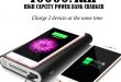 Hot sale qi wireless power bank charger with LED display