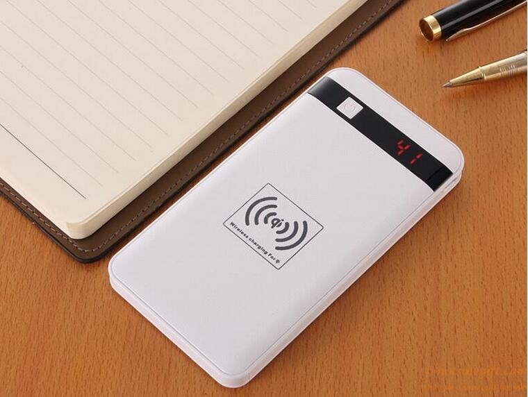 hotsalegift qi wireless portable charger 5000mah power bank