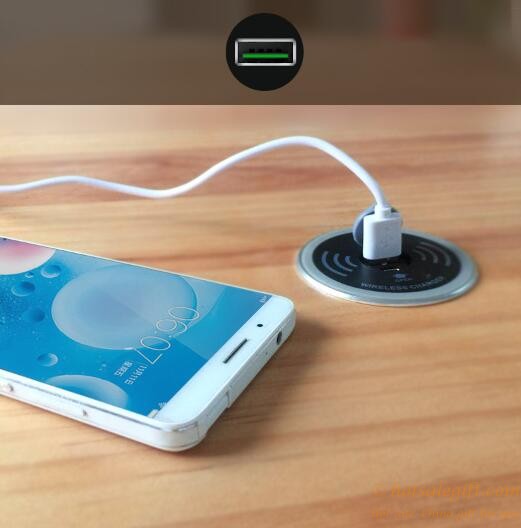 hotsalegift waterproof furniture embedded qi wireless charger24428