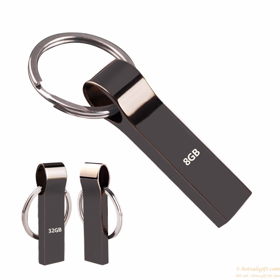 hotsalegift waterproof silver metal keychain usb flash drive84