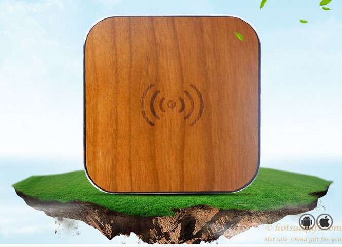 hotsalegift wooden design dual usb qi wireless charger88274