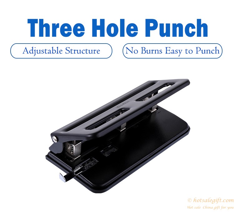 hotsalegift adjustable 3 hole paper punch209408