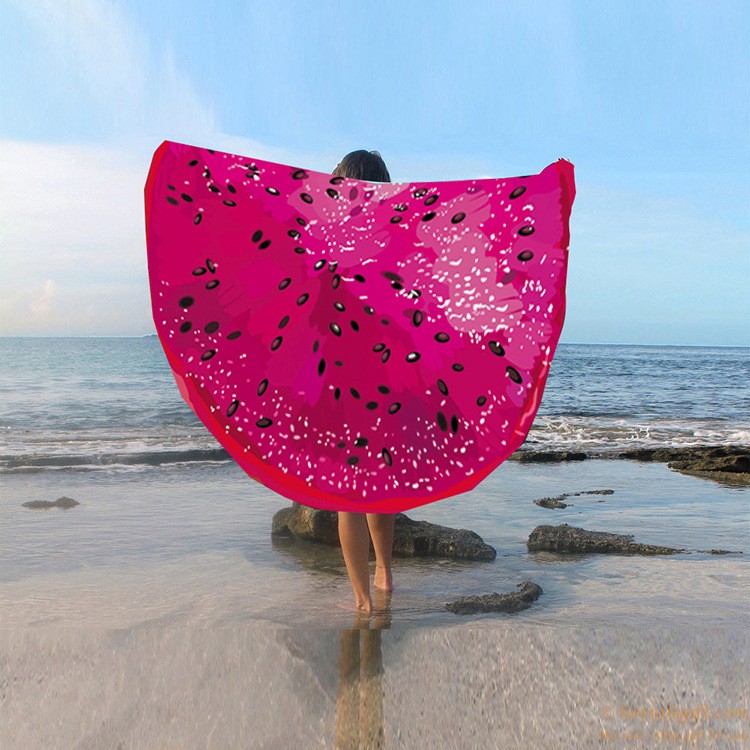 hotsalegift fruit design wholesale round beach towels215197